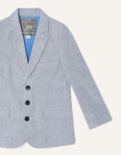 Cooper Ticking Stripe Blazer, Blue (PALE BLUE), large