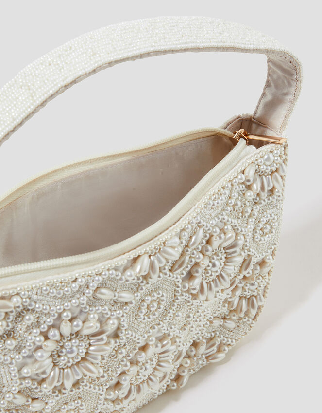 Hani Pearl Embellished Bag, , large