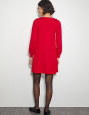 Susie Mini Sweater Dress, Red (RED), large