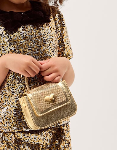 Mini Metallic Handbag, , large