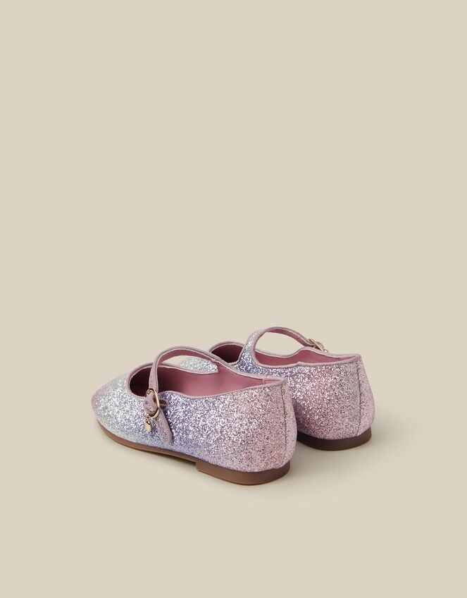 Ombr&eacute; Glitter Mary Jane Ballet Flats, Multi (MULTI), large