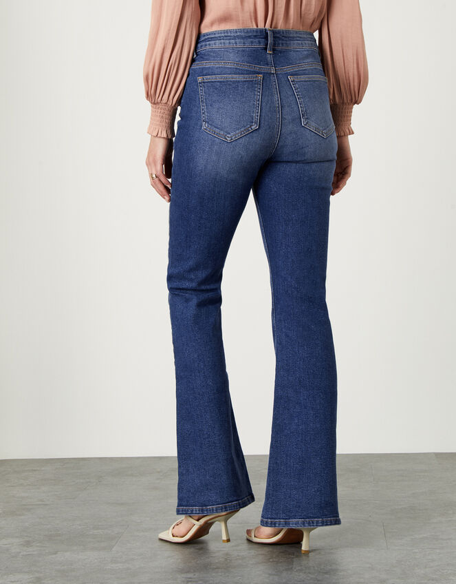 Denim Flare Jeans, Blue (DENIM BLUE), large