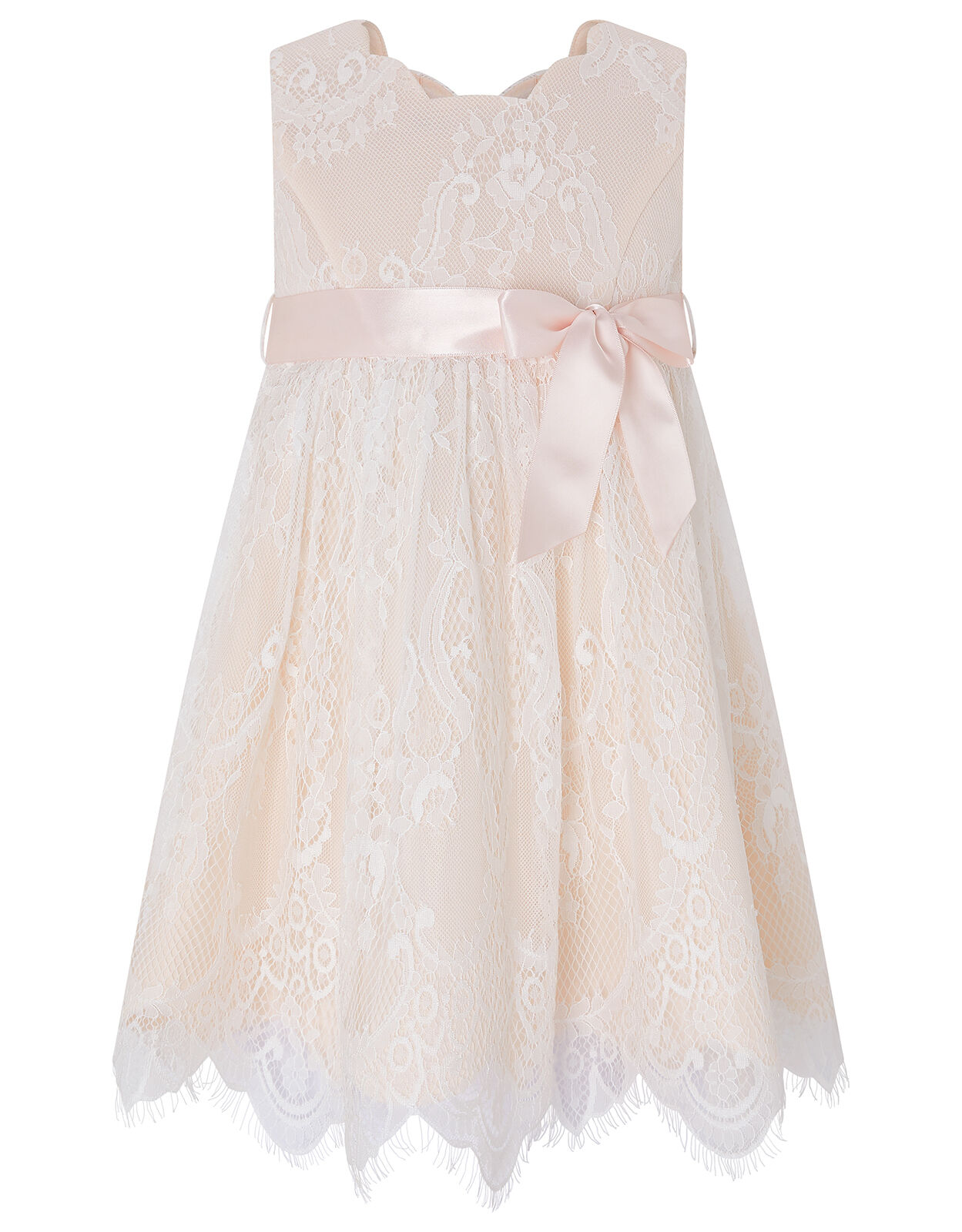 Baby Rebecca Lace Occasion Dress Orange