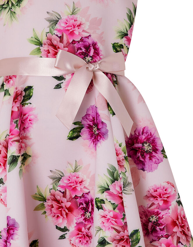 Deena Floral Scuba Dress, Pink (PINK), large