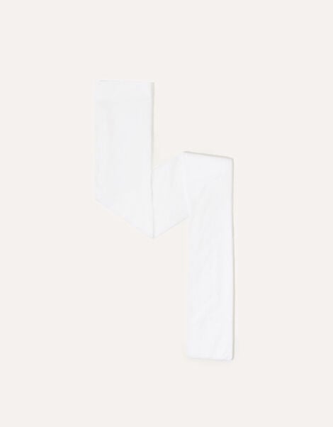 Bridal Spot Tights, White (WHITE), large