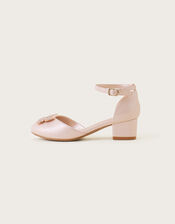 Annette Shimmer Butterfly Two-Part Heels, Pink (PINK), large