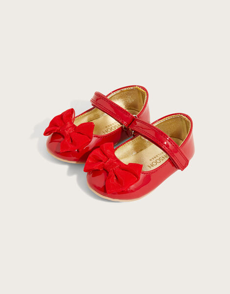 Patent Bow Walkers, Red (RED), large