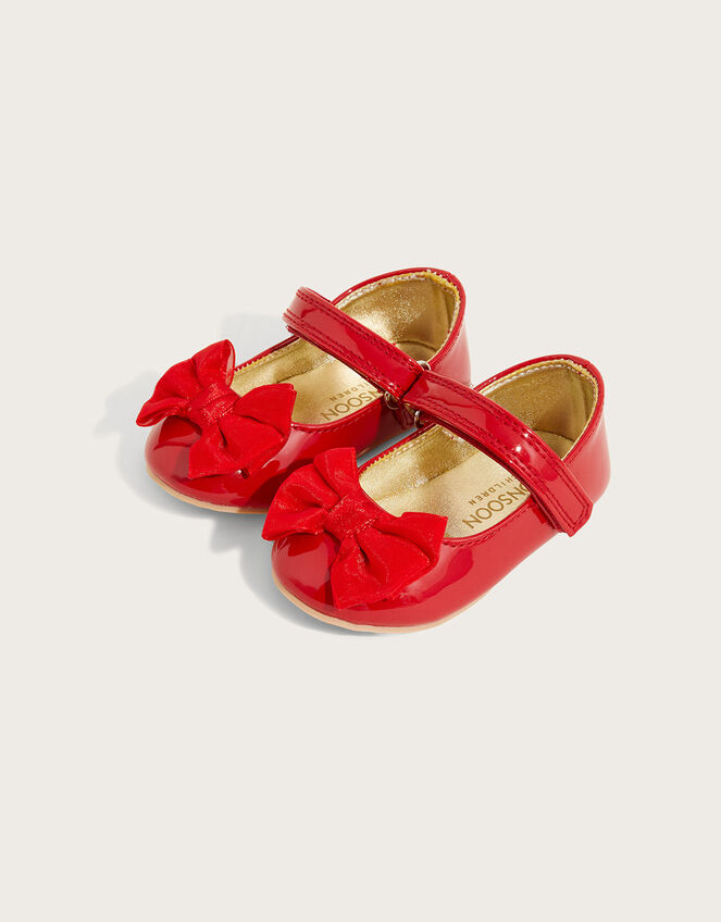 Patent Bow Walkers, Red (RED), large