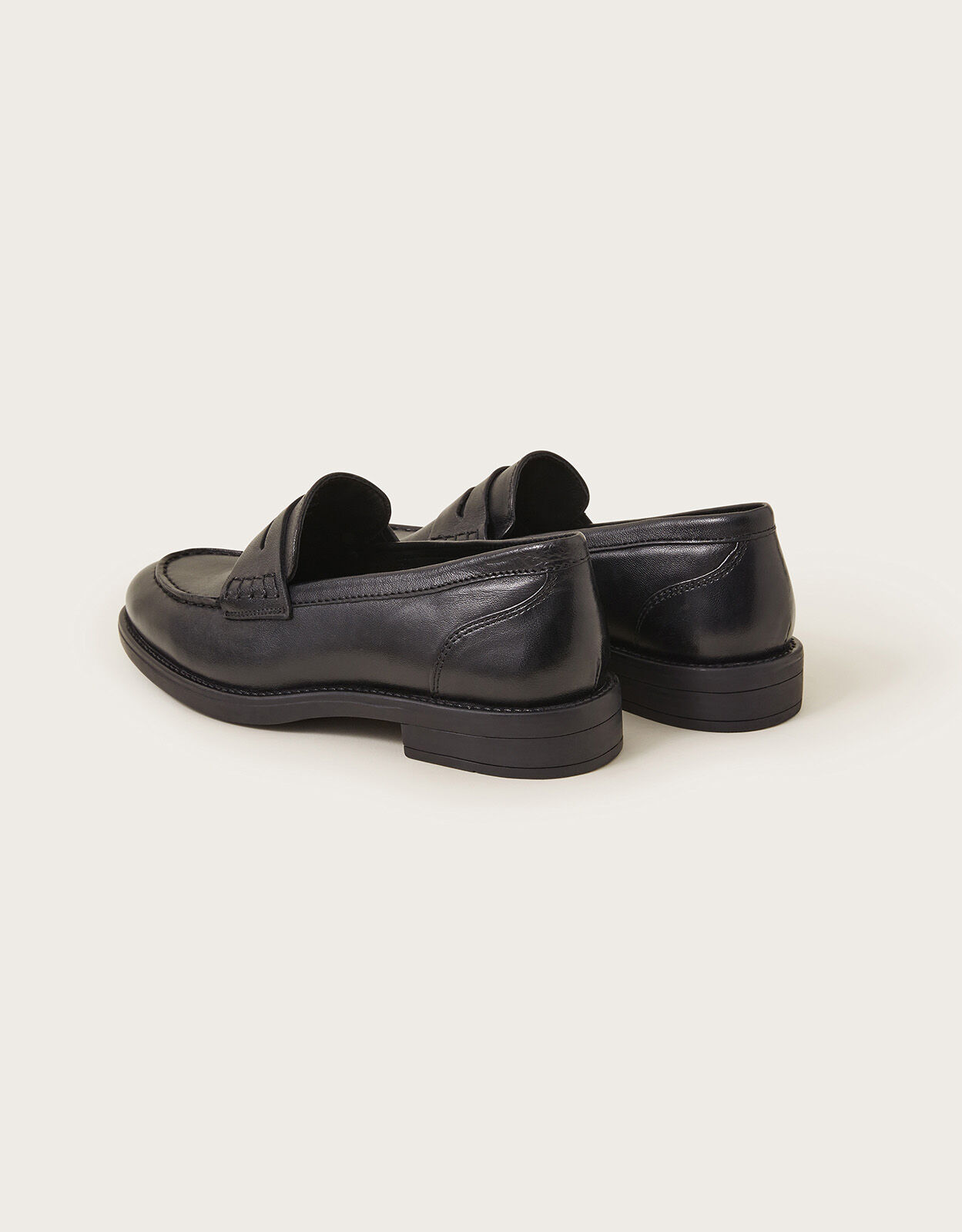 All store leather loafers