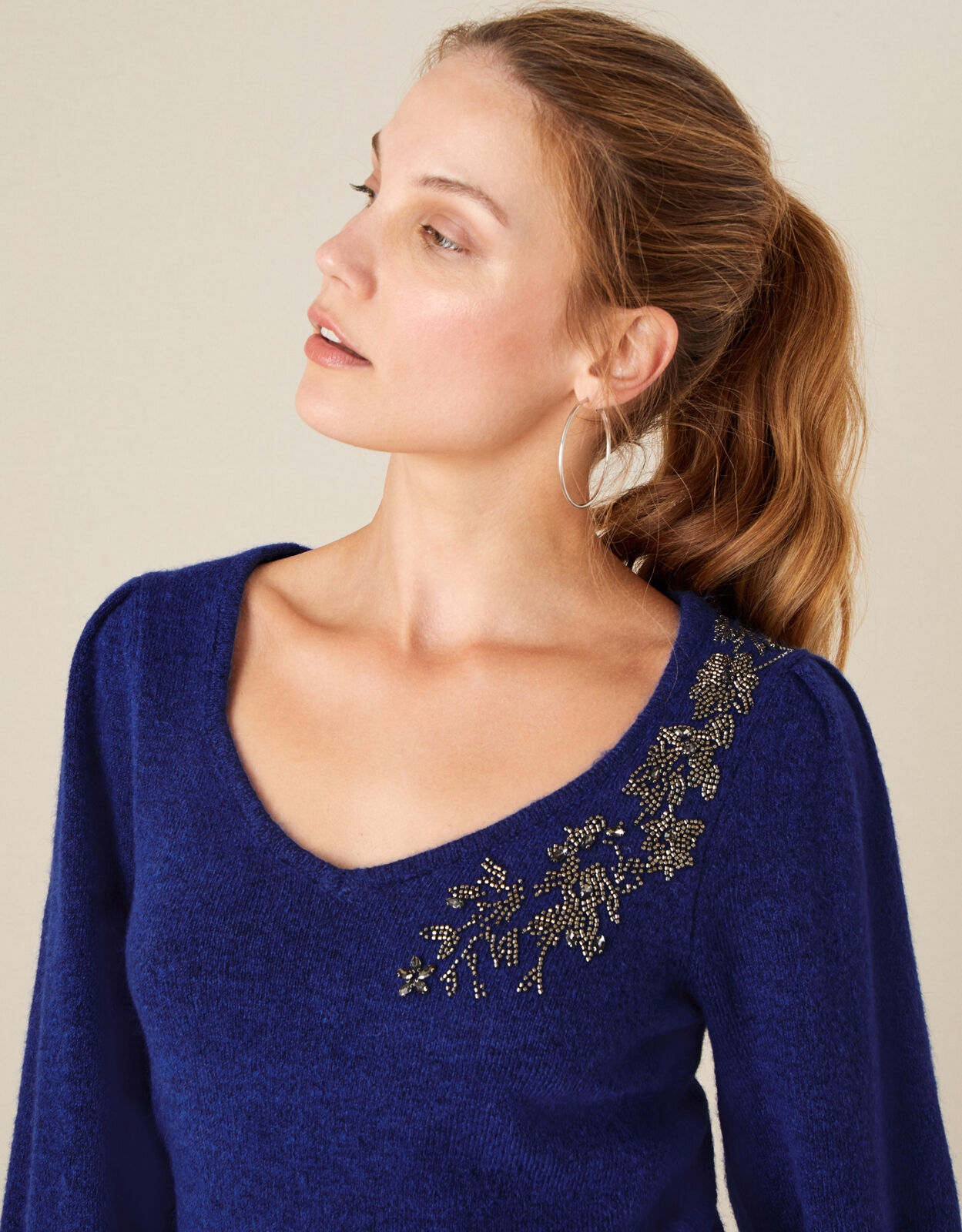 Monsoon 2025 blue jumper