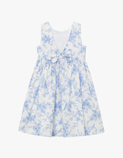 Trotters Maeva Big Bow Dress, Blue (BLUE), large