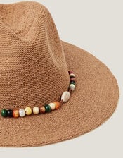 Billi Beaded Fedora Hat, , large