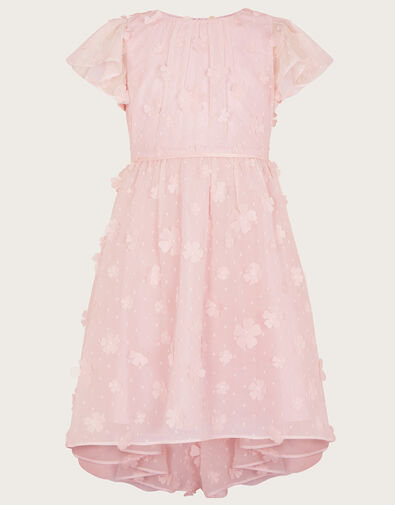 Petunia 3D Flower Dress, Pink (PINK), large