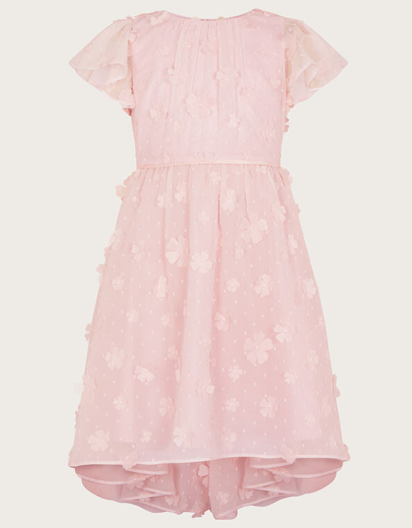 Petunia 3D Flower Dress, Pink (PINK), large