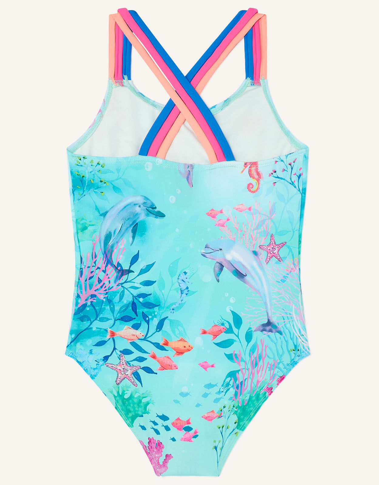 Dolphin Swimsuit WWF UK Collaboration Blue