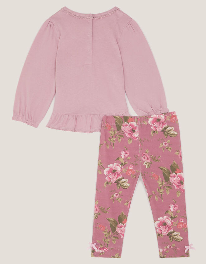Baby Felicity Floral Top & Leggings Set, Pink (PINK), large