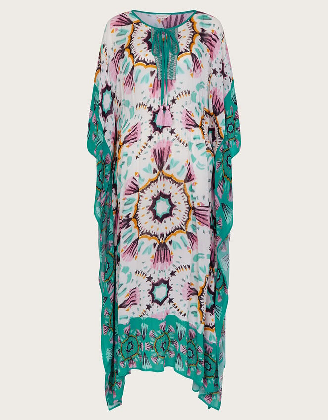 Allegra Print Kaftan, Ivory (IVORY), large