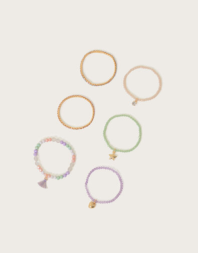 Bohemian Beaded Bracelets 6 Pack, , large