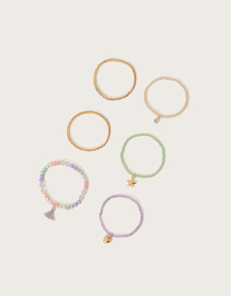 Bohemian Beaded Bracelets 6 Pack, , large