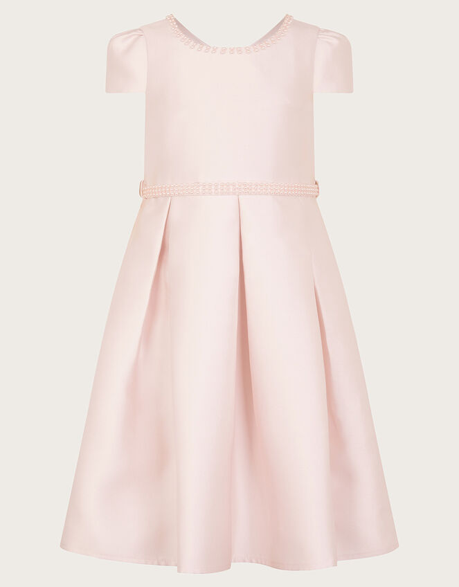 Henrietta Pearl Belt Dress, Pink (PINK), large