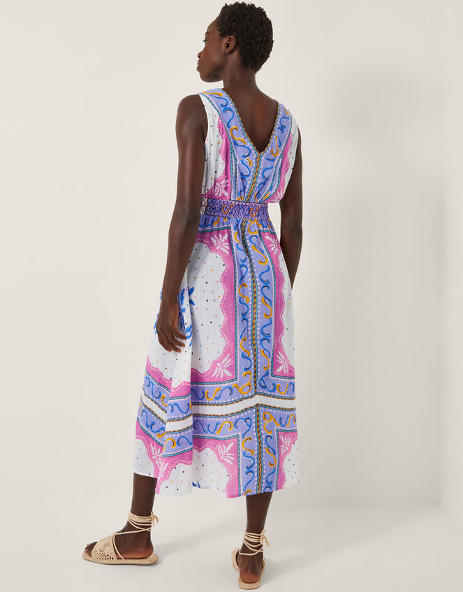 Lollie Sleeveless Midi Dress, Purple (PURPLE), large