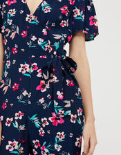 Maisy Floral Jumpsuit with LENZING™ ECOVERO™, Blue (NAVY), large