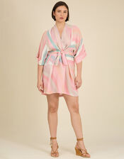 Tallulah and Hope Stripe Mini Dress, Multi (MULTI), large
