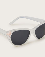 Sparkly Butterfly Cat Eye Sunglasses, , large