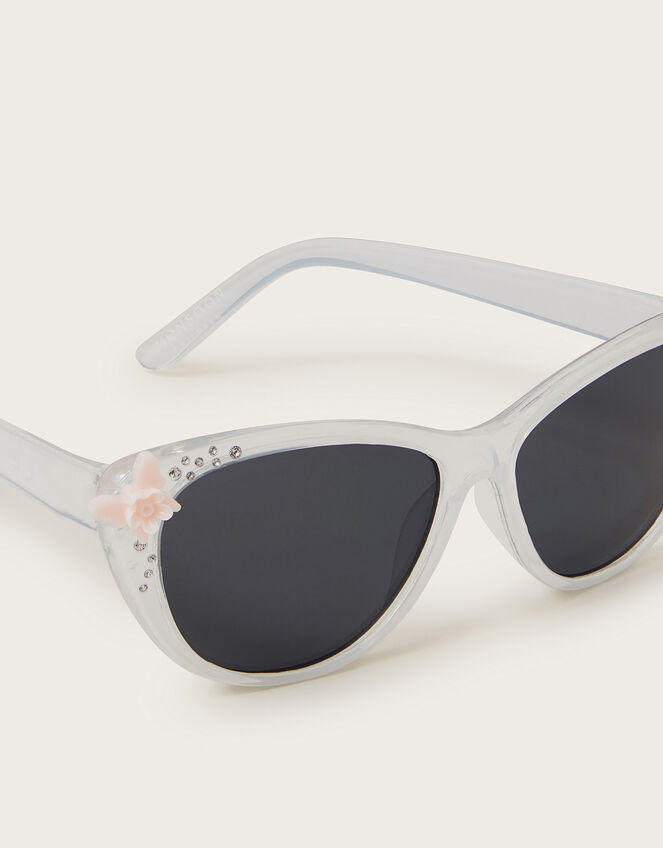 Sparkly Butterfly Cat Eye Sunglasses, , large