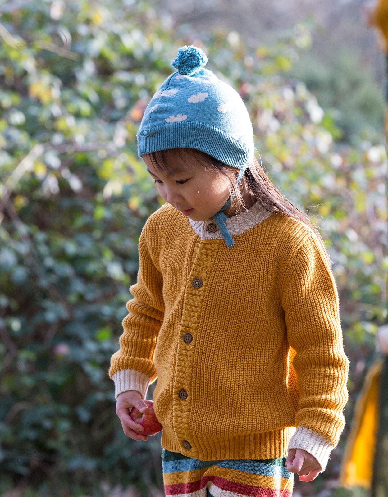 Little Green Radicals Snuggly Cardigan Gold