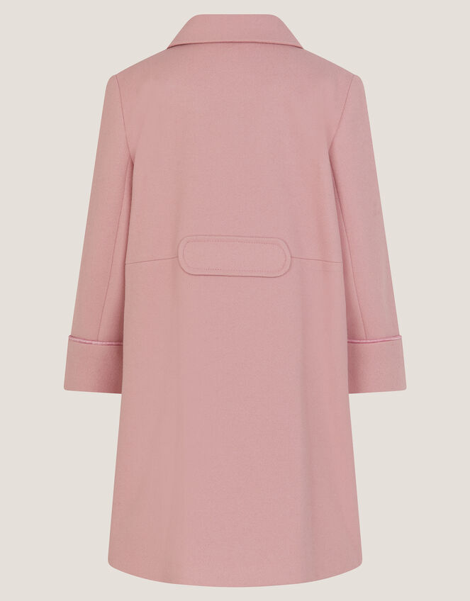 Double Breasted Collar Coat, Pink (PINK), large