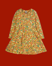 Frugi Sofia Skater Dress, Yellow (YELLOW), large