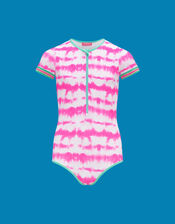 Sunuva Teen Tie Dye Surf Suit, Pink (PINK), large