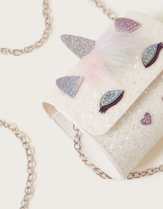 Glitter Unicorn Purse Bag, , large