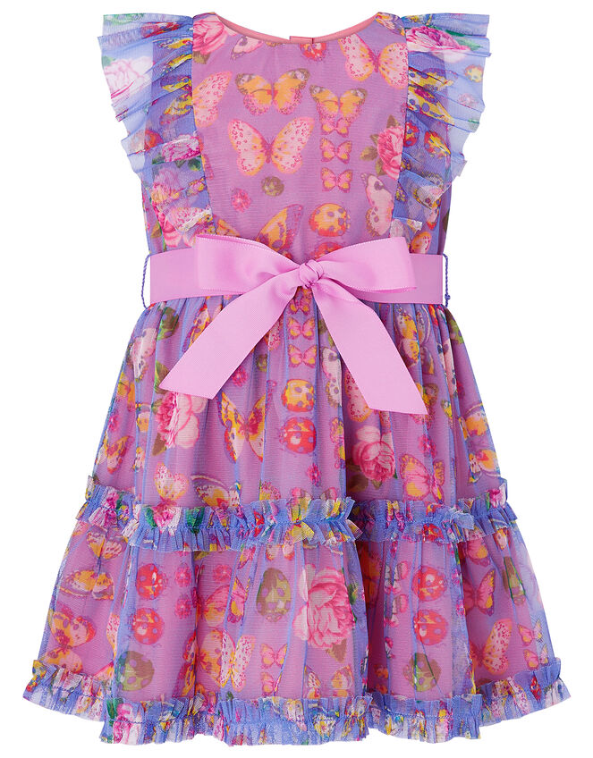 Baby Britney Butterfly Dress, Purple (PURPLE), large