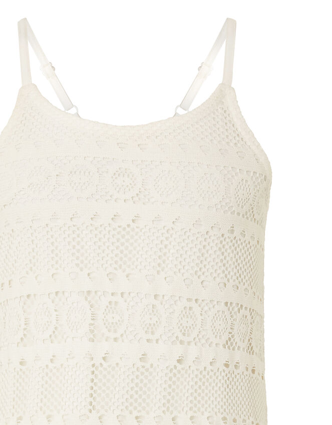 Cutwork Lace Dress, Ivory (IVORY), large