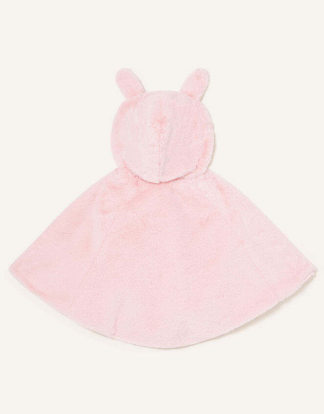 Baby Bunny Faux Fur Poncho, , large