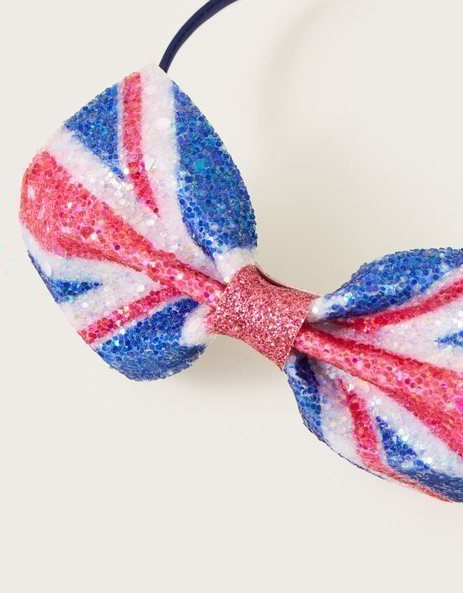 Sequin Union Jack Bow Tie
