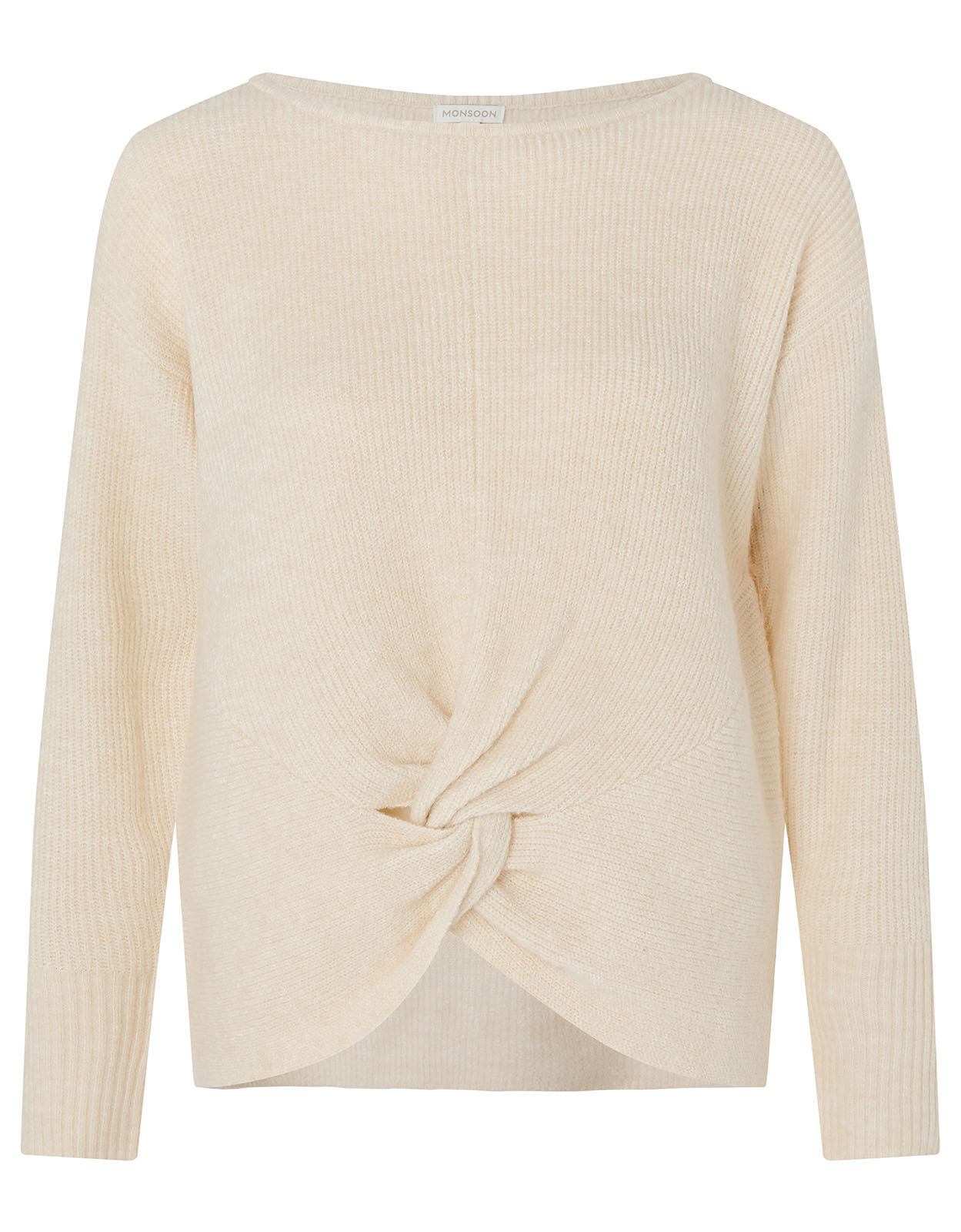 White twist top front jumper