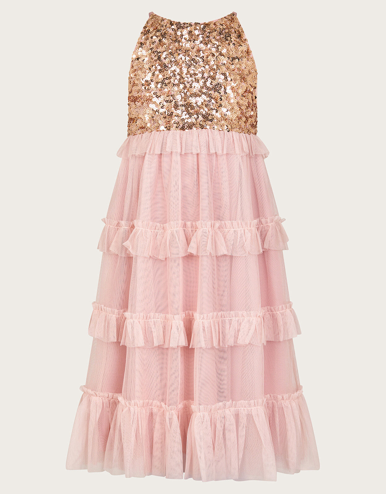 Monsoon pink on sale sequin dress