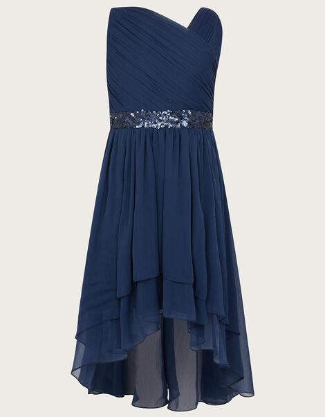 Abigail One-Shoulder Prom Dress Blue, Blue (NAVY), large