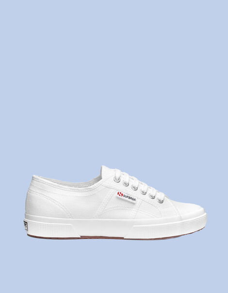 Superga 2750 Vegan Cotu Classic Trainers, White (WHITE), large