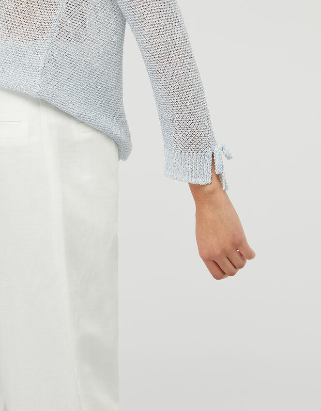 Summer Sparkle Knit Jumper, Blue (BLUE), large