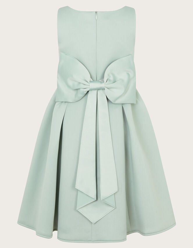 Molly Scuba Bridesmaid Dress, Green (SAGE), large