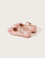 Kali Diamante Bow Ballerina Flats, Pink (PINK), large