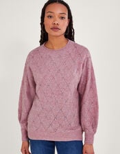 Pearl Detail Jumper, Pink (PINK), large
