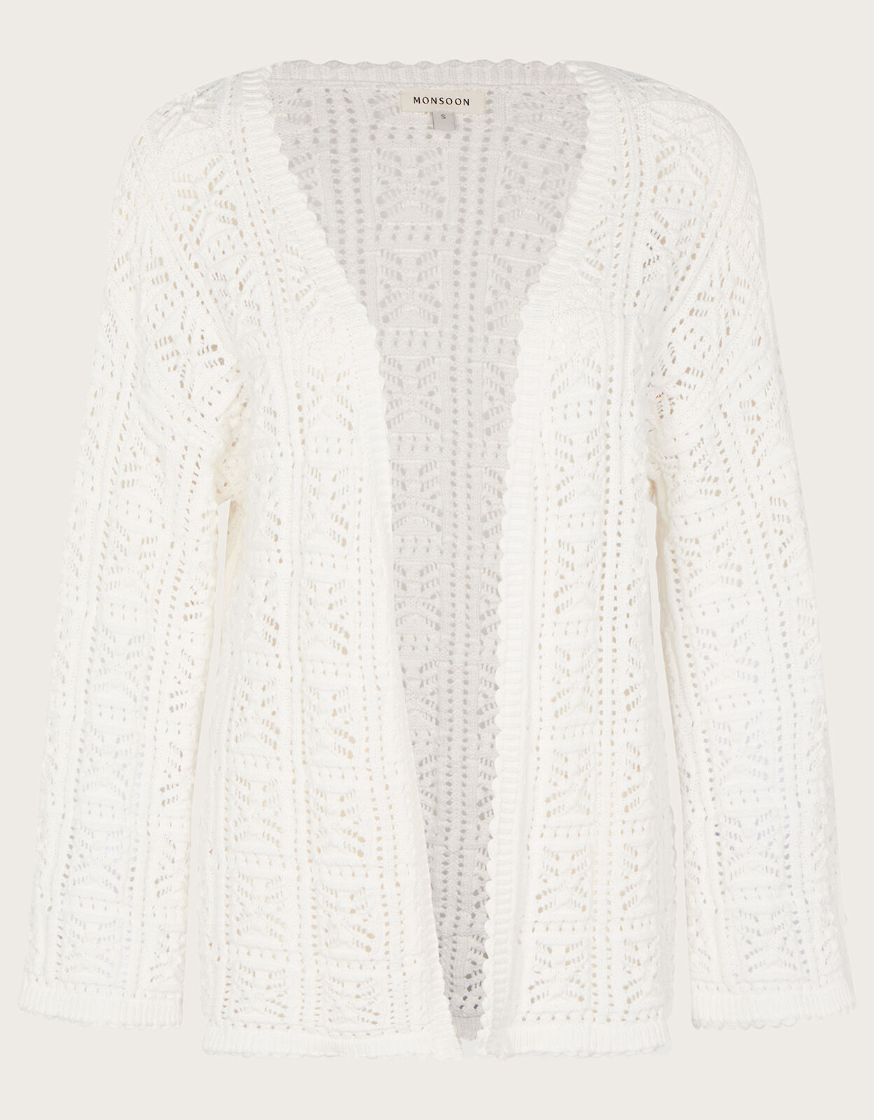 Monsoon 2025 white cardigan