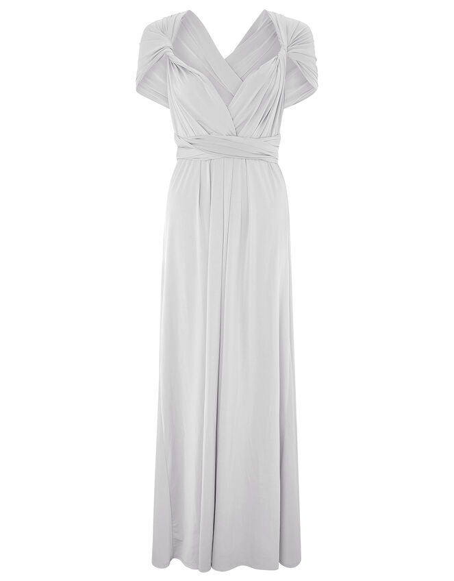 Monsoon- Multiway Maxi Dress , Silver (SILVER), large