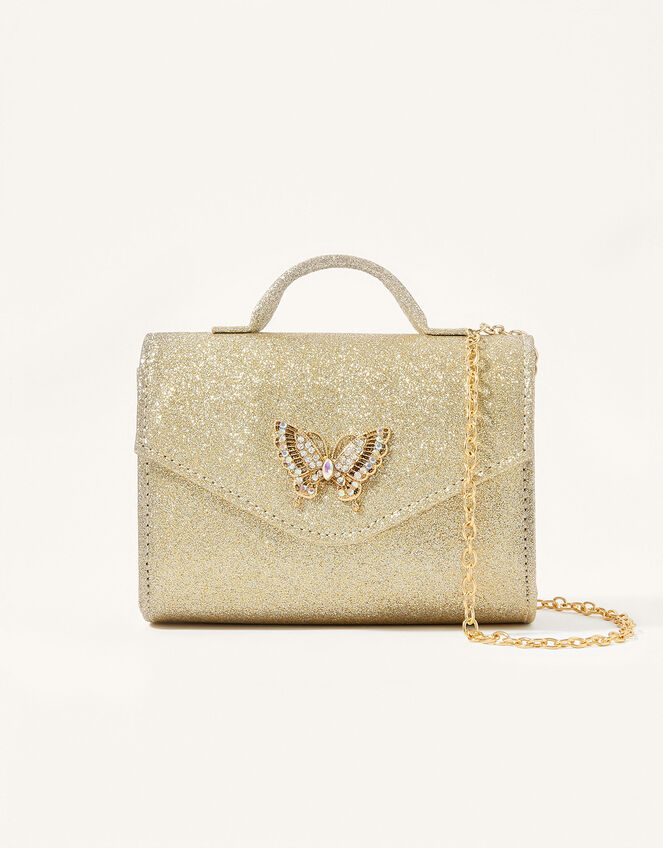 Sparkle Butterfly Glitter Mini Bag, , large