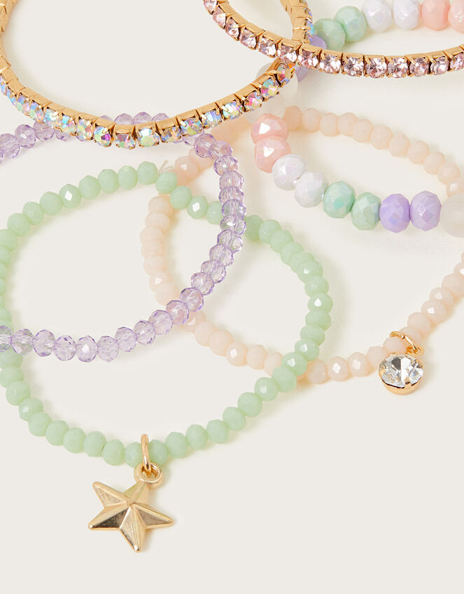 Bohemian Beaded Bracelets 6 Pack, , large